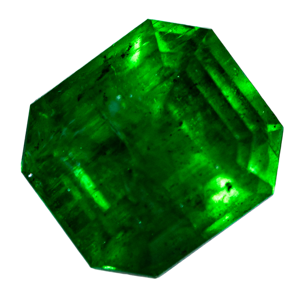 A rich Vivid Natural emerald gemstone from Swat valley Mingora mine Pakistan