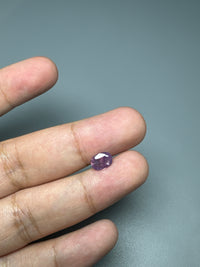 1.125 ct Natural Purple Kashmir* sapphire Unheated Loose Oval Cut