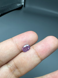 1.125 ct Natural Purple Kashmir* sapphire Unheated Loose Oval Cut