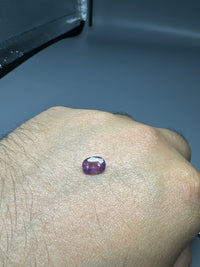 1.125 ct Natural Purple Kashmir* sapphire Unheated Loose Oval Cut