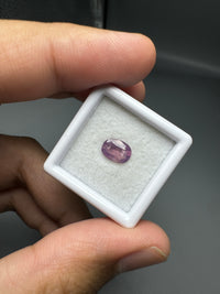 1.125 ct Natural Purple Kashmir* sapphire Unheated Loose Oval Cut