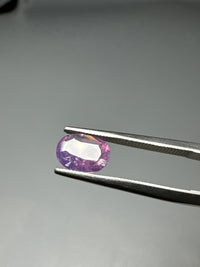 1.125 ct Natural Purple Kashmir* sapphire Unheated Loose Oval Cut