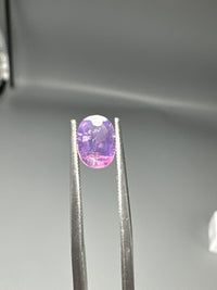 1.125 ct Natural Purple Kashmir* sapphire Unheated Loose Oval Cut