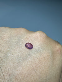 1.125 ct Natural Purple Kashmir* sapphire Unheated Loose Oval Cut