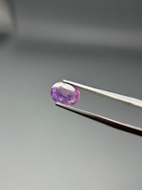1.125 ct Natural Purple Kashmir* sapphire Unheated Loose Oval Cut